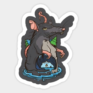 Rat Cave Sticker